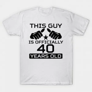 T-shirts personnalisés pour les 40 ans