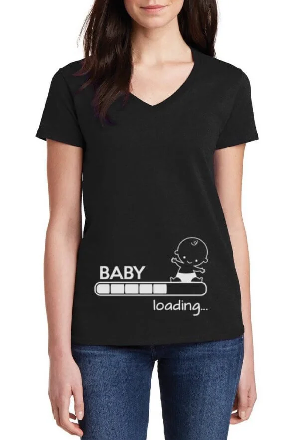 T-shirts prénataux personnalisés pas chers