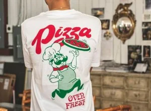 T-shirts op maat voor pizzeria's